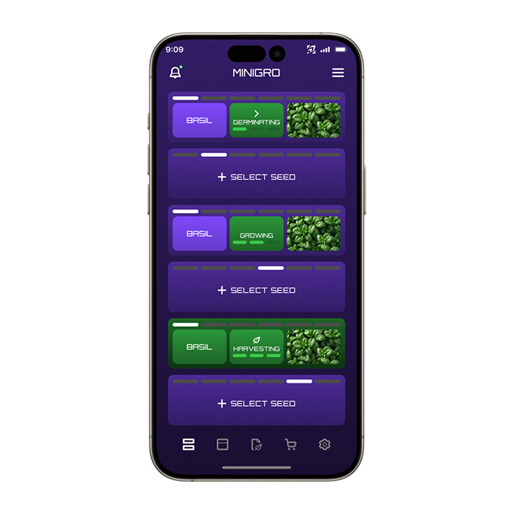 Grovero - Mobile App - Dashboard